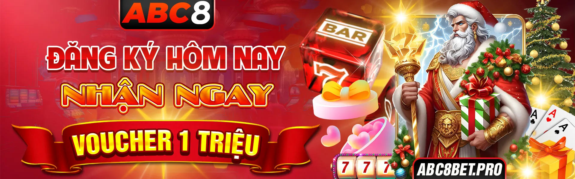 Đăng ký hôm nay nhận voucher 1 triệu từ Abc8