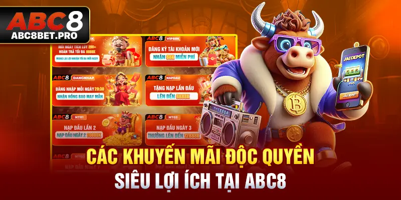 Các khuyến mãi độc quyền siêu lợi ích tại ABC8