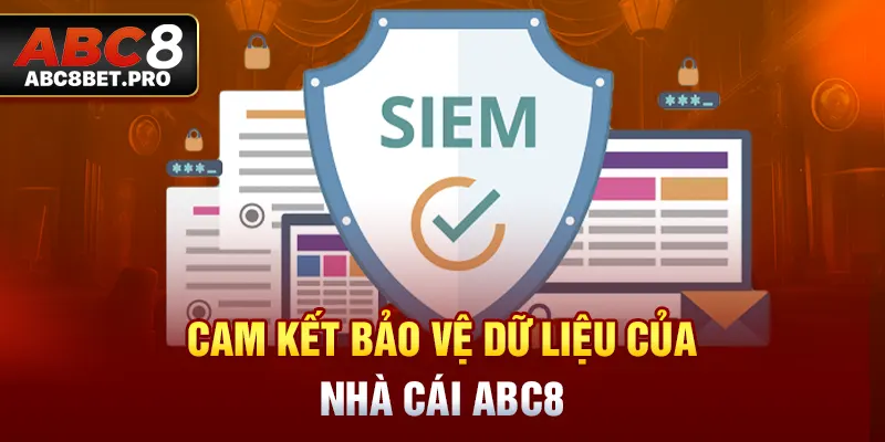 Cam kết bảo vệ dữ liệu của nhà cái ABC8